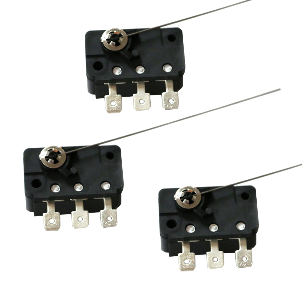 Coin Pusher Machine - 5ชิ้น3Pin สวิตช์ไมโครที่มี5A เข็ม10ซม. สำหรับเกมอาร์เคดตัวรับเหรียญแบบกลไกเก่า