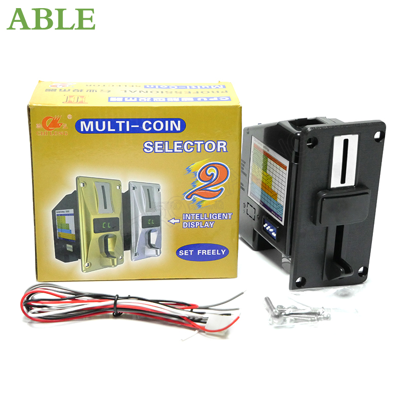 Arcade Games Vending - Multi Coin Acceptor เลือก CL-168ที่แตกต่างกันเหรียญอิเล็กทรอนิกส์ลงสำหรับเกมอาเขตกลไกเครื่องหยอดเหรียญ