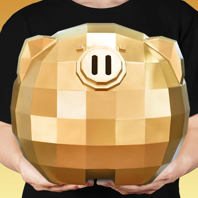 Bubble Gum Machine - Lucky กล่องเงินปลอดภัยตัวรับเหรียญ Piggy Bank Big Cash