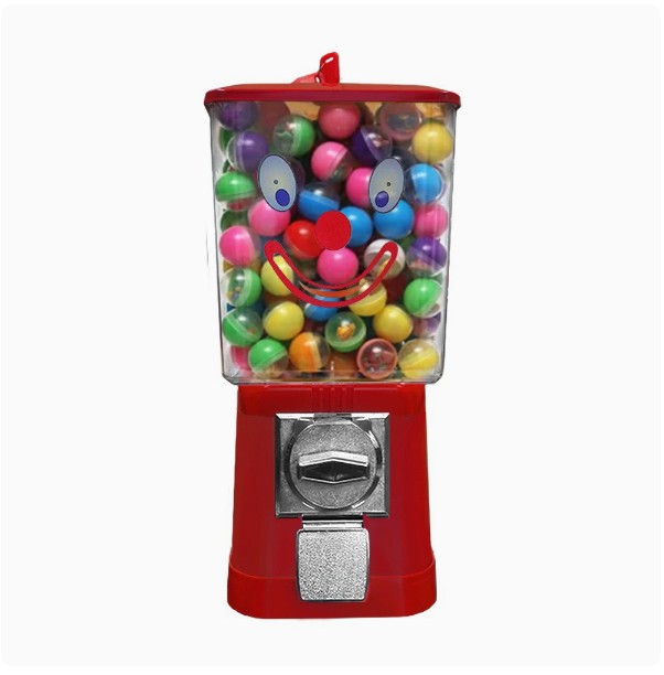 Candy Vending Machine - ตู้จำหน่ายลูกบอลบับเบิ้ลแบบหยอดเหรียญในห้างสรรพสินค้าของประเทศต่างๆ