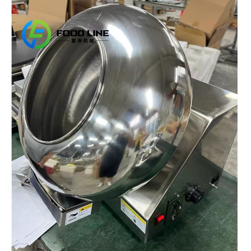Bubble Gum Machine - เครื่องเคลือบสีลูกอม ช็อกโกแลต ถั่วลิสง บับเบิ้ลกัม กาแฟ น้ำมัน
