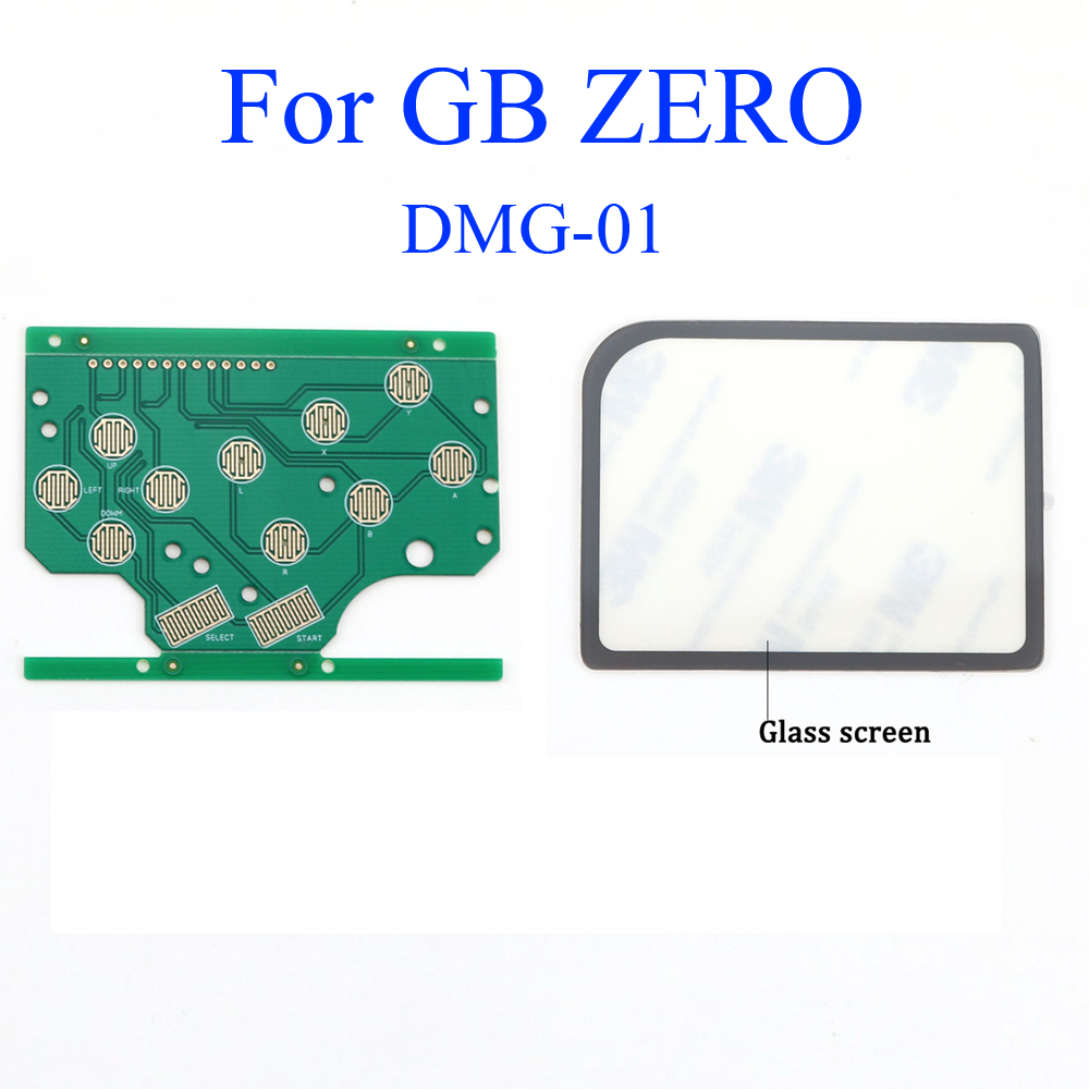 Arcade Button Pcb - 1 ชุดกระจกหน้าจอกระจกปุ่มบอร์ด PCB สำหรับ GB Raspberry