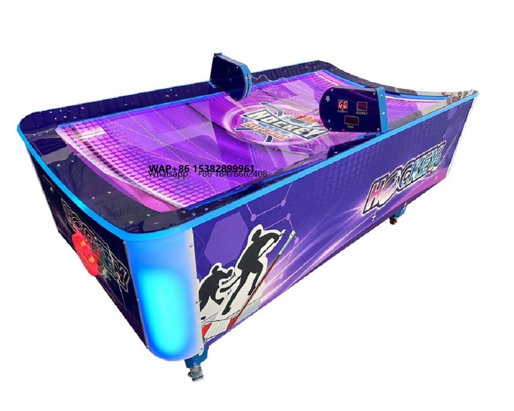 Arcade Game Coin - เครื่องเล่นเกมฮอกกี้อากาศแบบหยอดเหรียญสำหรับเด็ก พร้อมระบบแลกตั๋วในร่ม