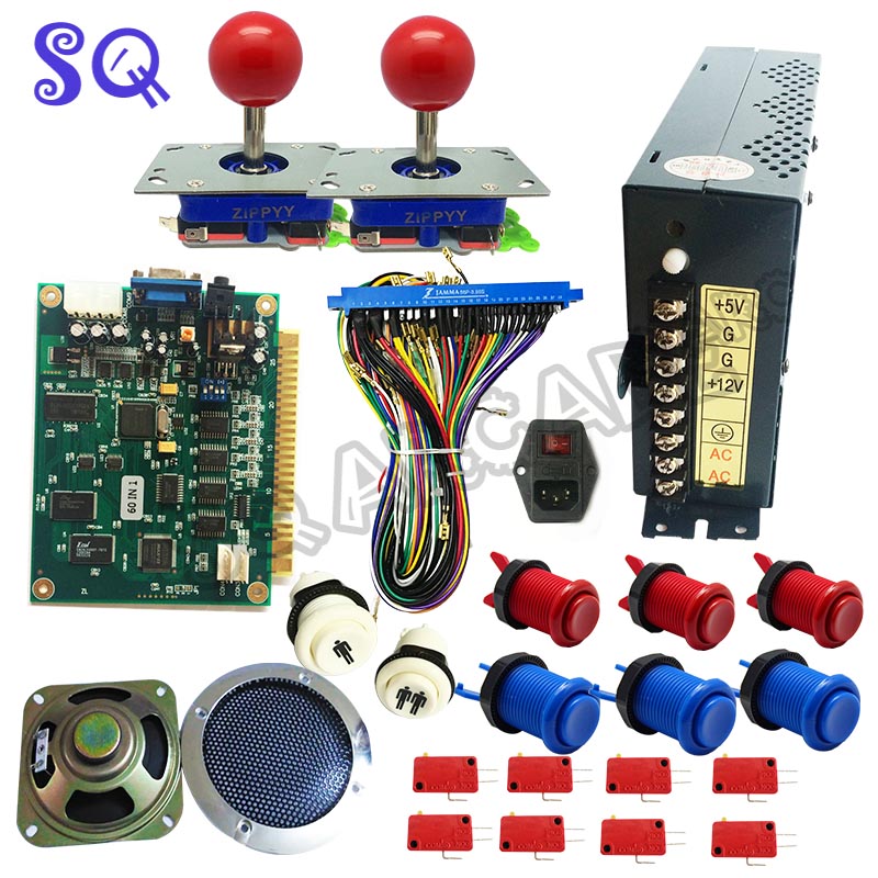 Arcade Button Pcb - คลาสสิกเกม JAMMA Arcade 60 In 1ชุด24V