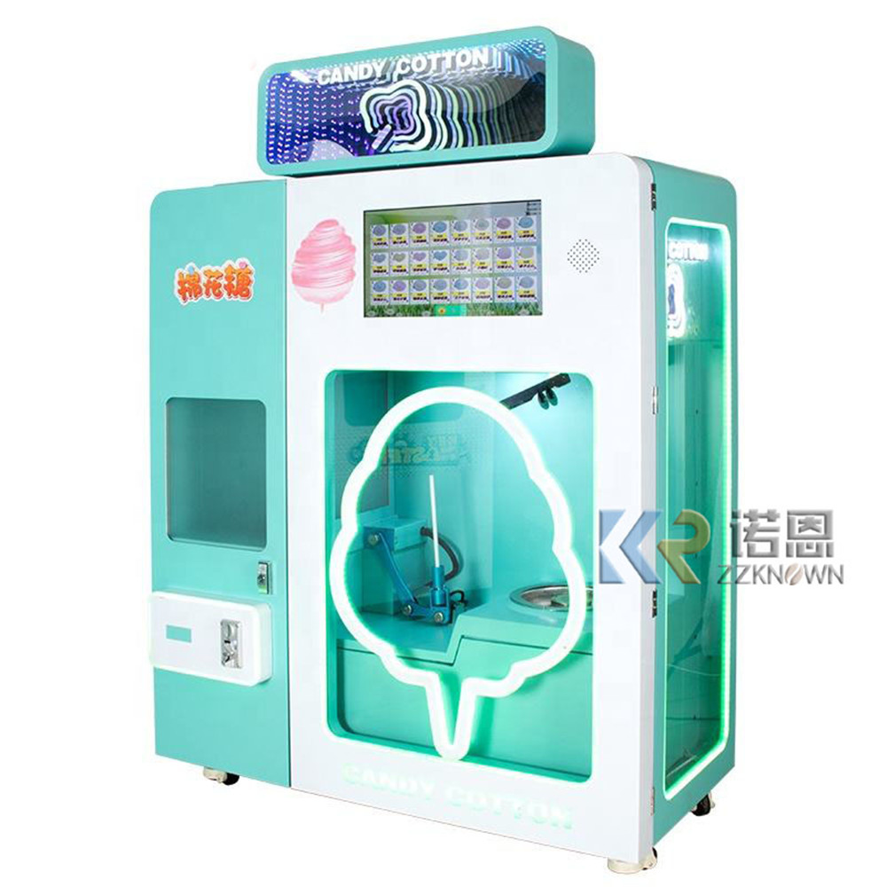 Bill Acceptor Vending - เครื่องทำสายไหมอัตโนมัติเต็มรูปแบบ รุ่นใหม่ ปี 2023 สำหรับธุรกิจ พร้อมช่องรับเหรียญ