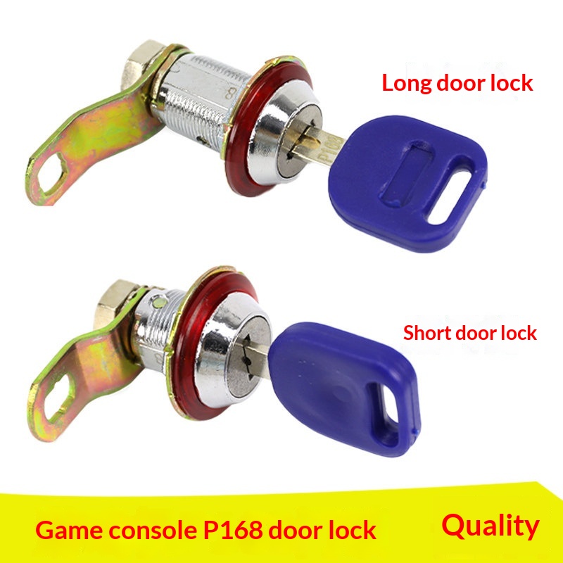 Coin Pusher Machine - กุญแจล็อคแบบแบน แข็งแรง ทนทาน สำหรับตู้เกมบาสเก็ตบอลหยอดเหรียญ อุปกรณ์เสริมประตูตู้เกม