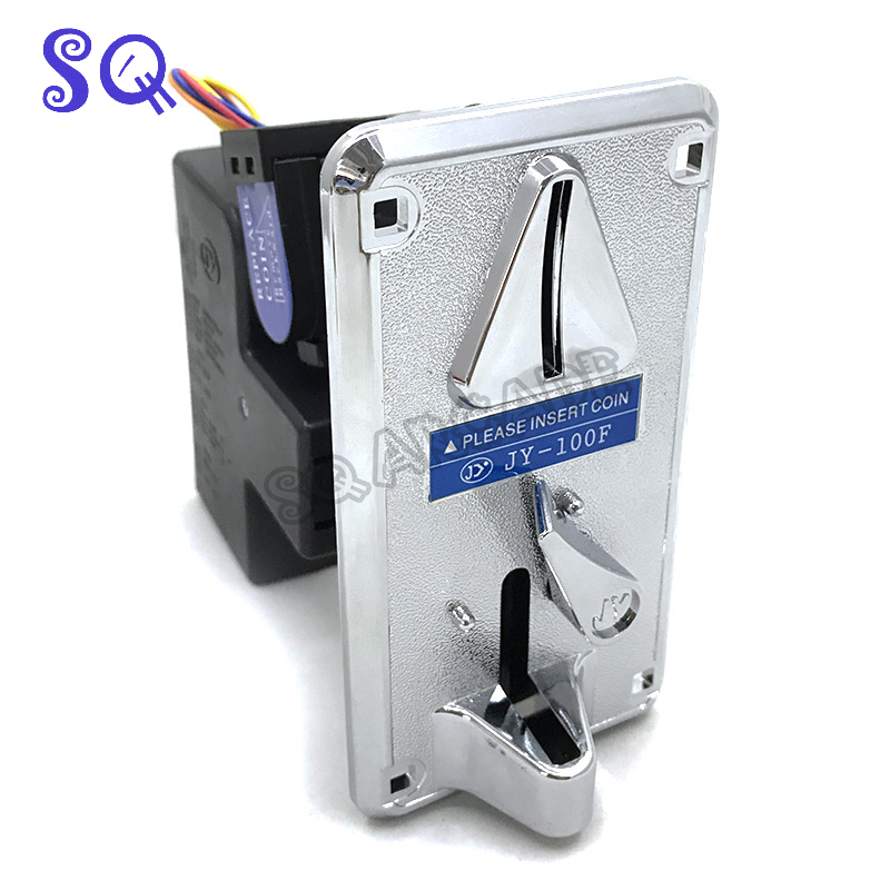 Coin Pusher Machine - 1ชิ้นตัวรับเหรียญ JY-100F ซีพียูตัวรับเหรียญหลายตัวตัวเลือกเปรียบเทียบเหรียญด้านข้าง