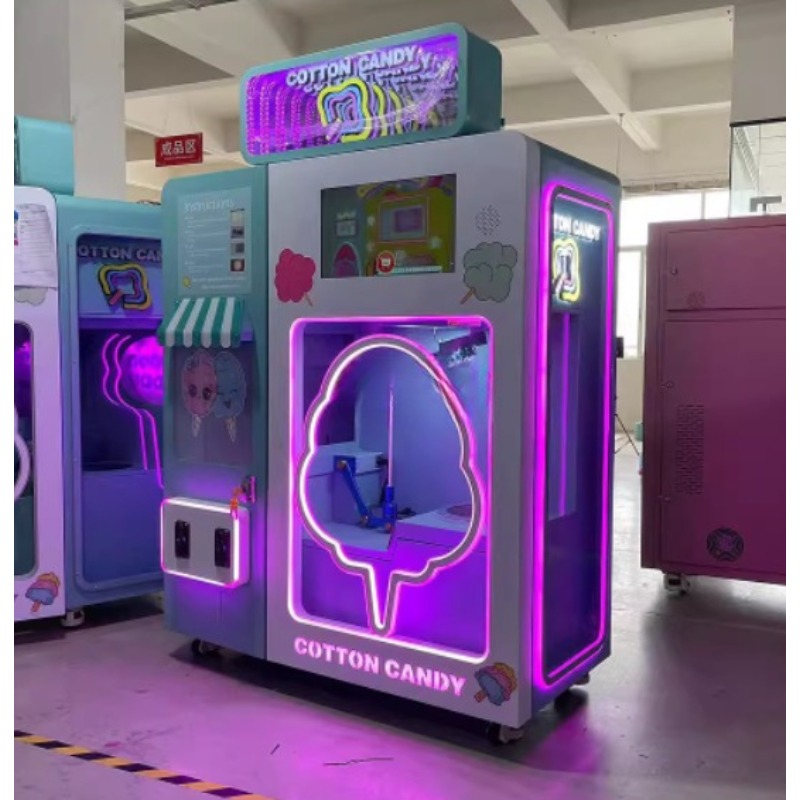 Candy Vending Machine - เครื่องขายขนมสายไหมอัตโนมัติหลากหลายรูปแบบ ปี 2026 จากโรงงานโดยตรง พร้อมระบบเลือกชำระเงินอัตโนมัติ รองรับเหรียญและสแกน
