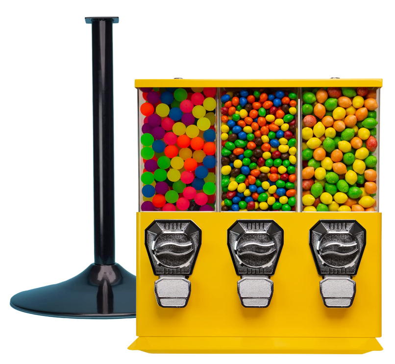 Candy Vending Machine - ตู้จำหน่ายขนมสามในหนึ่งรุ่นยอดนิยม Deer ปี 2025 ความจุ 300-600