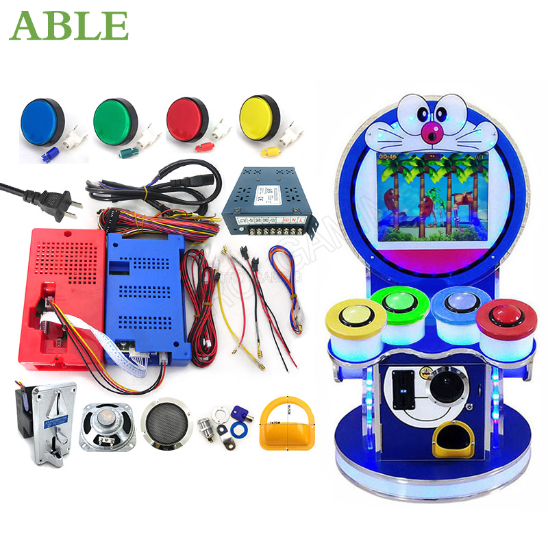 Arcade Button Pcb - อาเขต Adventure Island เด็กจังหวะพร้อมปุ่ม PCB Board