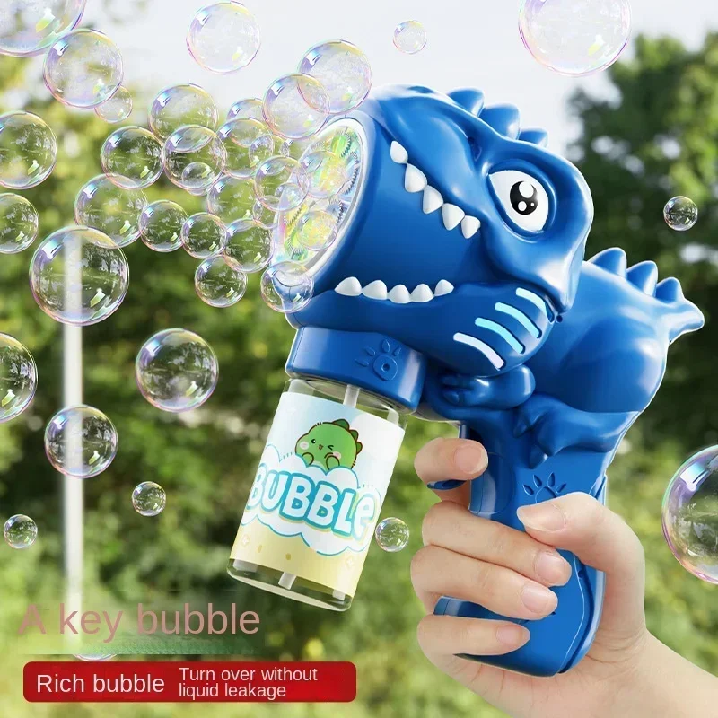 Bubble Gum Machine - 6 หลุมไดโนเสาร์ Bubble Machine ไฟฟ้า Bubble