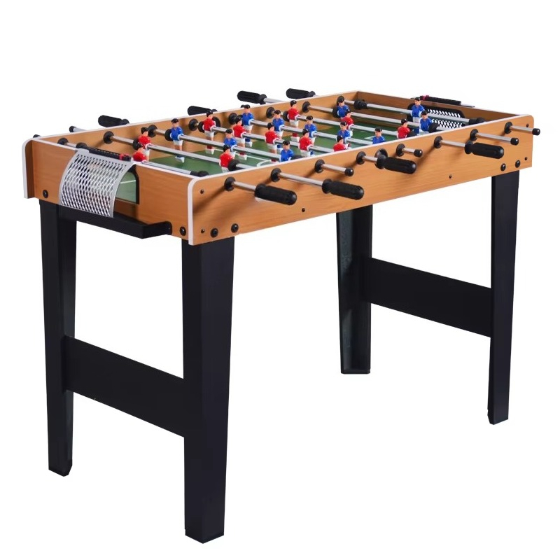 Foosball Table Commercial - โต๊ะฟุตบอลไม้สีธรรมชาติ ขนาด 48 นิ้ว แบบพกพา