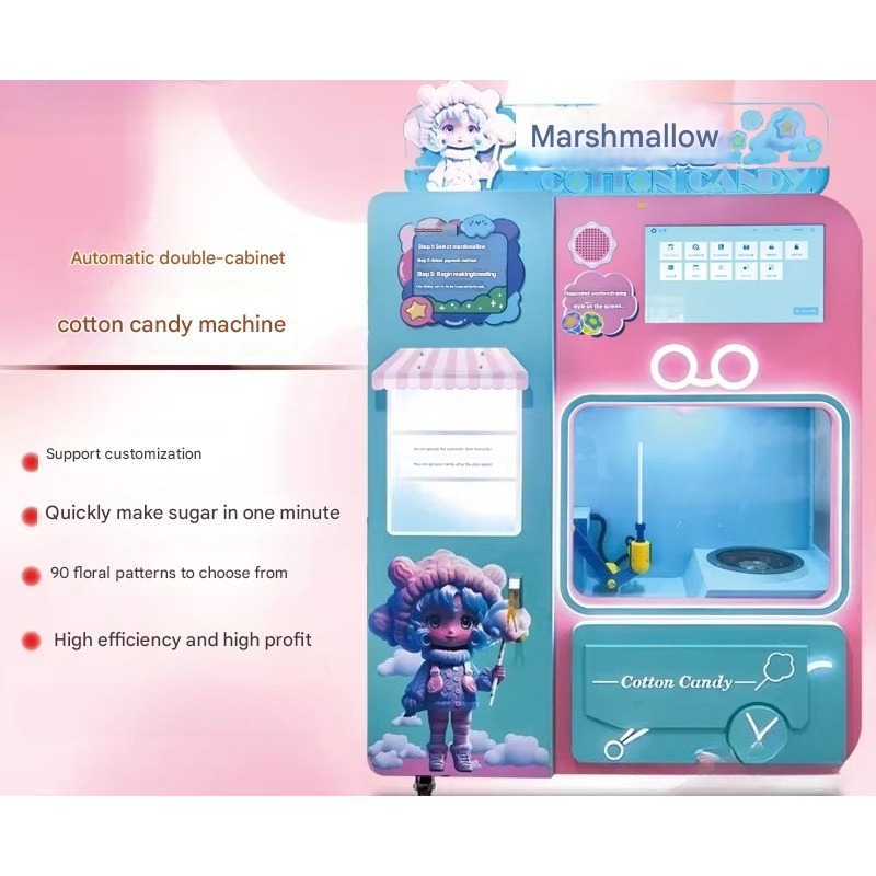 เครื่องขายขนมสายไหมอัตโนมัติแบ - Candy Vending Machine บทวิจารณ์และราคา