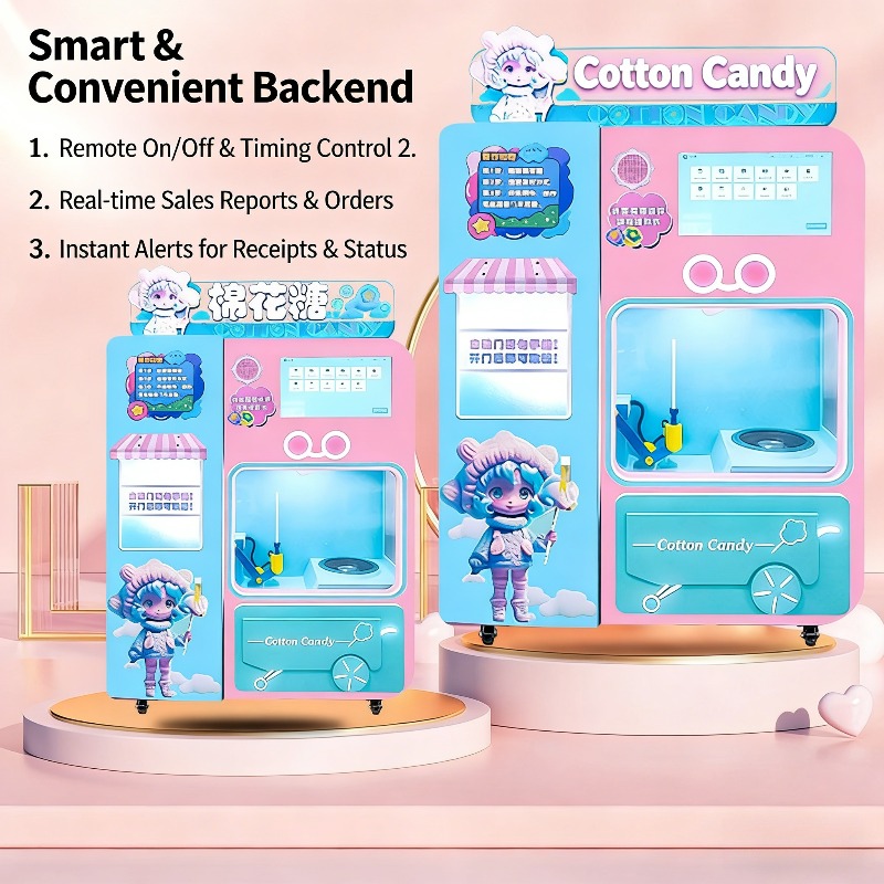 เครื่องขายขนมสายไหมอัตโนมัติแบ - Candy Vending Machine บทวิจารณ์และราคา