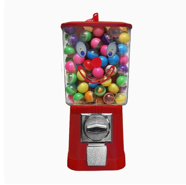 ตู้จำหน่ายลูกบอลบับเบิ้ลแบบหยอ - Candy Vending Machine บทวิจารณ์และราคา