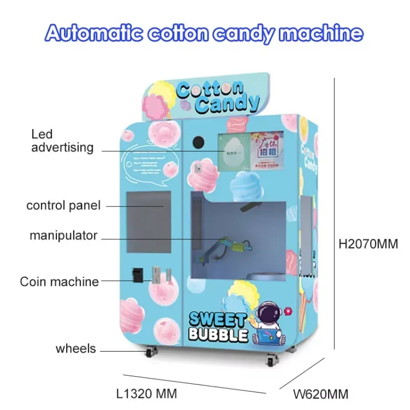 เครื่องทำสายไหมแบบกำหนดเองสำหร - Candy Vending Machine บทวิจารณ์และราคา