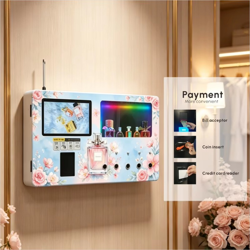 โรงงานผลิตเครื่องจำหน่ายน้ำหอม - Bill Acceptor Vending บทวิจารณ์และราคา