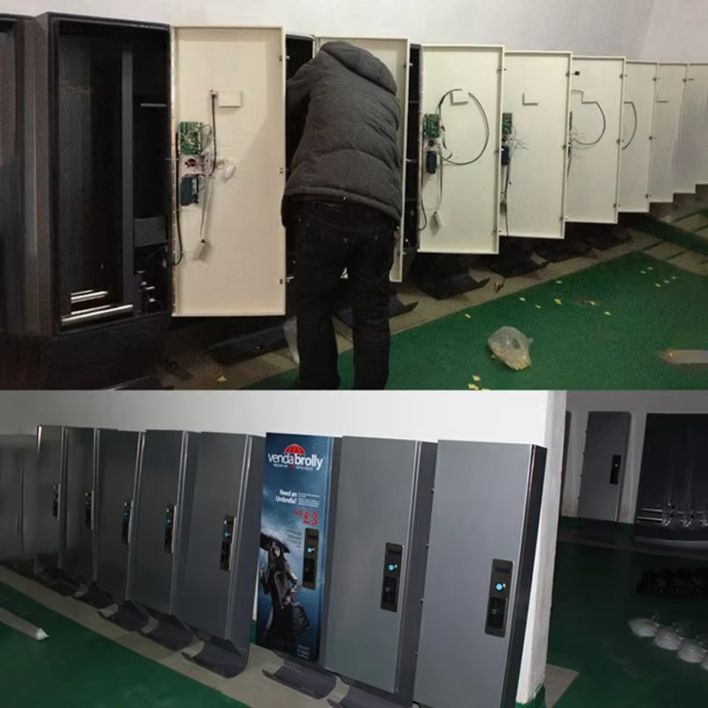 ตู้จำหน่ายร่มแบบหยอดเหรียญและร - Bill Acceptor Vending บทวิจารณ์และราคา