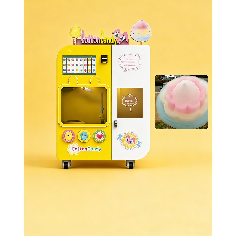 เครื่องทำสายไหมอัตโนมัติเต็มรู - Candy Vending Machine บทวิจารณ์และราคา