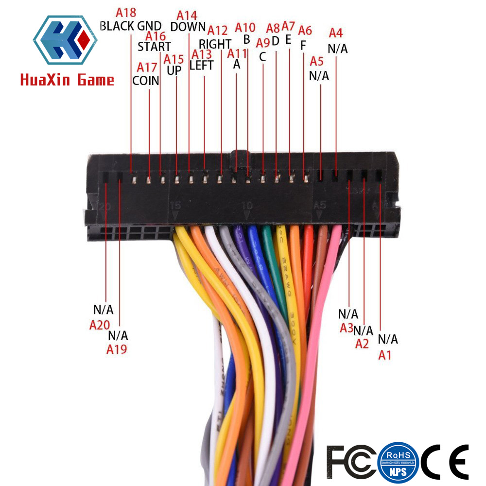 อาเขต40 Pin ตู้สายรัด PCB สำหร - Arcade Button Pcb บทวิจารณ์และราคา