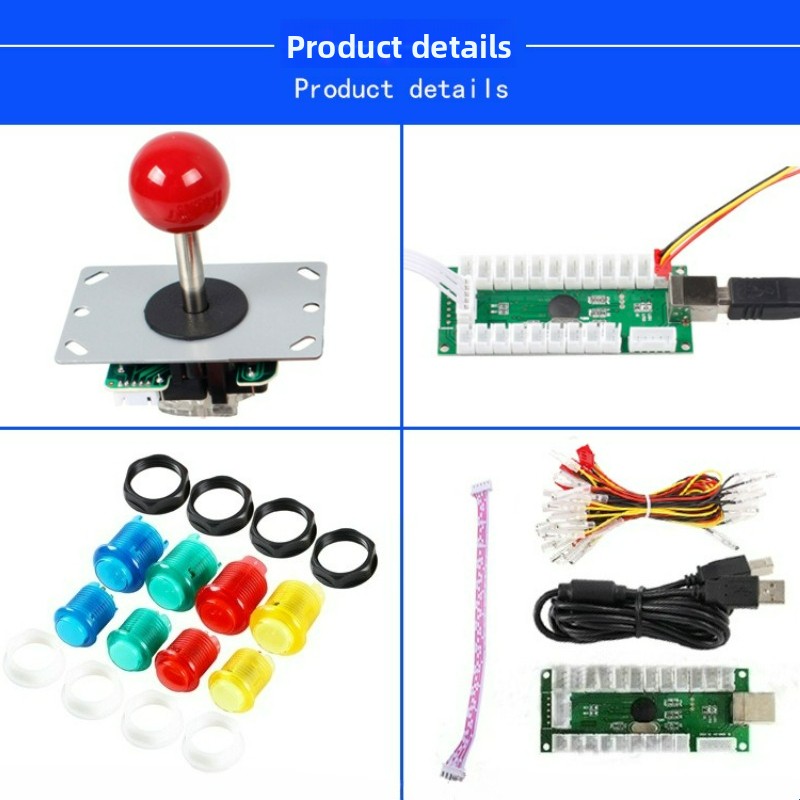 ชุดคิทจอยสติ๊กอาร์เคด USB PCB  - Arcade Button Pcb บทวิจารณ์และราคา