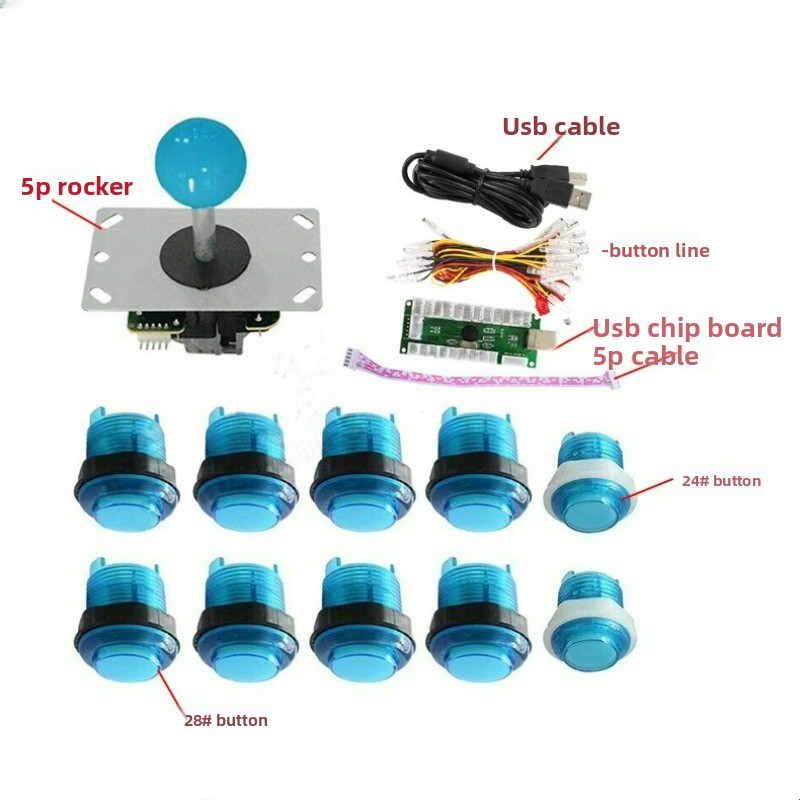 ชุดคิทจอยสติ๊กอาร์เคด USB PCB  - Arcade Button Pcb บทวิจารณ์และราคา