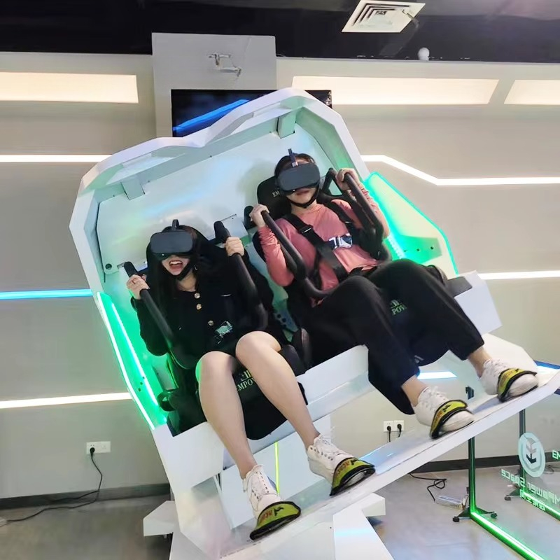 เครื่องเล่นรถไฟเหาะเสมือนจริง  - 9D Vr Simulator บทวิจารณ์และราคา