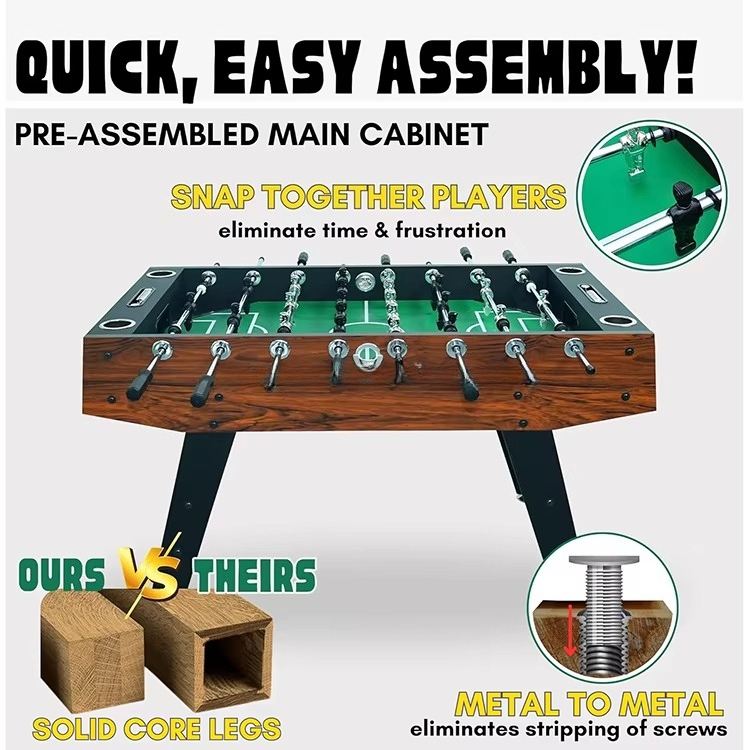 โต๊ะฟุตบอลขนาด 56 นิ้ว สำหรับใ - Foosball Table Commercial บทวิจารณ์และราคา
