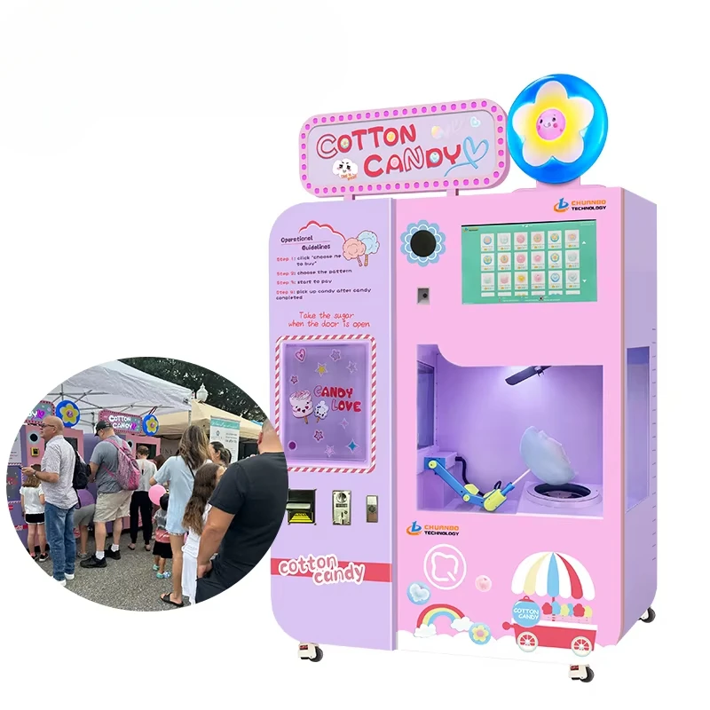 เครื่องทำสายไหมแบบกำหนดเองได้  - Candy Vending Machine บทวิจารณ์และราคา