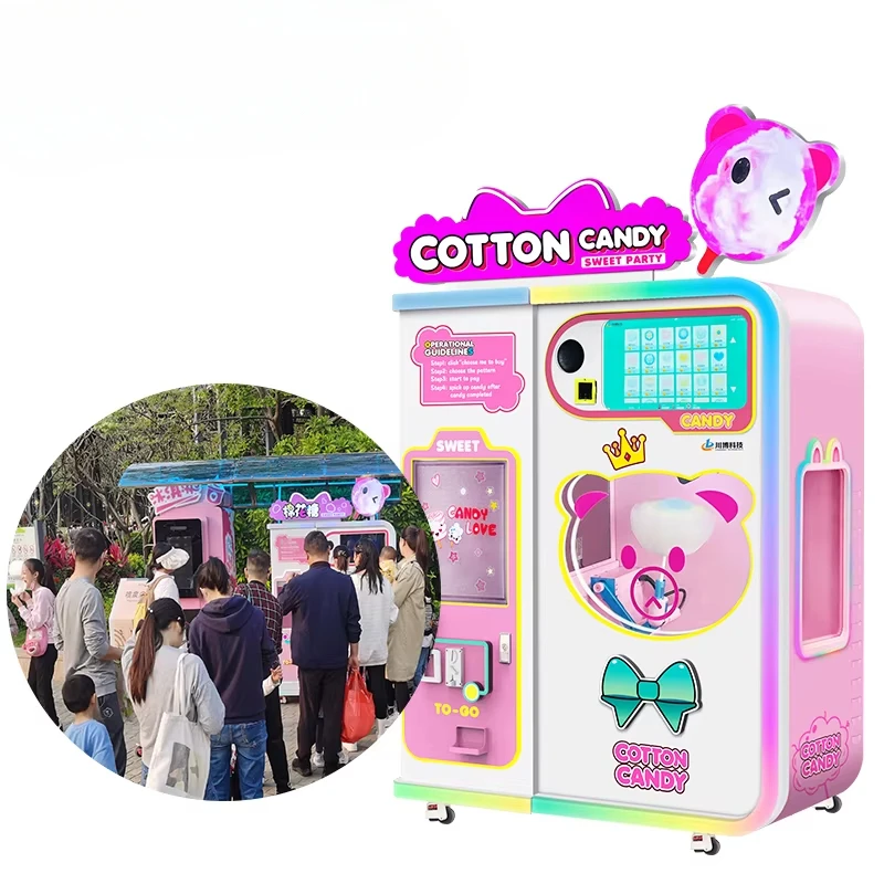 เครื่องทำสายไหมแบบกำหนดเองได้  - Candy Vending Machine บทวิจารณ์และราคา
